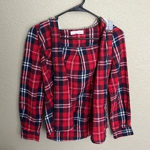 Love tree happens flannel